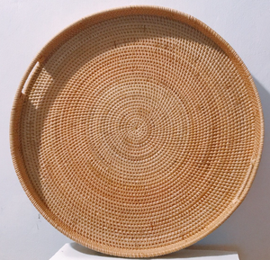 Vietnam Rattan <b>Cup</b> Tray - Product Image 5