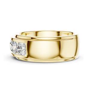 Bague pour femme en or 18 carats, 14 carats, 10 carats et argent, sertie de diamants de laboratoire ronds brillants de 1,75 carat, qualité VVS-VS, EF, CVD - Product Image 6