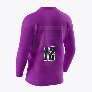 Jersey de hockey de calidad superior Ajuste clásico con diseño de cuello en V para el partido del equipo del club y el desgaste de los seguidores - Product Image 4