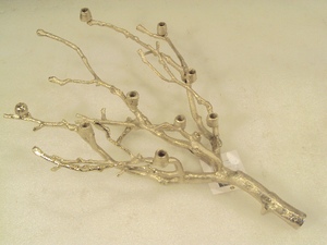 Stylish Candle Holder <b>Silver</b> - Product Image 2