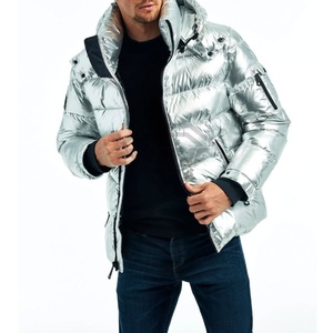 Chaqueta Acolchada de Alta Calidad para Hombre, con Logotipo Personalizado, Corte Ajustado, Informal, Otoñal, Ecológica, con Cuello Alto, Cálida - Product Image 4