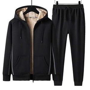Nouvelle mode de survêtement de haute qualité, Design de Logo personnalisé, vêtements d'hiver, matériau personnalisé, fermeture éclair, manches longues, survêtements pour hommes - Product Image 6