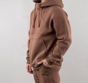 New Style Winter <b>Men's</b> Pullover Hoodie 100% Cotton Panel <b>Work</b> with Custom Design Plain Dyed <b>Hoodies</b> 2024 - Product Image 4