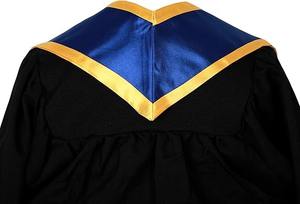 Estola de Graduación Clásica Newrara Deluxe Unisex para Adultos, Lisa, con Ribete, 72 Pulgadas de Largo - Product Image 2