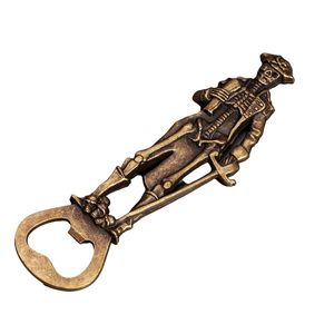 Pirate Skeleton Skull Beer <b>Bottle</b> <b>Opener</b> Antique Finish Nautical <b>Wall</b> <b>Mounted</b> <b>Bottle</b> <b>Opener</b> - Product Image 4