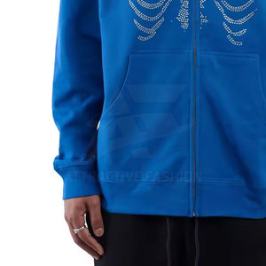 Sweat-shirts à strass de qualité supérieure, faible MOQ, dernier design, style molleton doux pour un look décontracté et urbain - Product Image 6