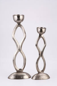 Juego de portavelas de estilo antiguo clásico, soporte decorativo de Metal para iluminación de hogares y eventos a precio mayorista - Product Image 6