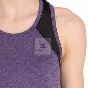 Camisetas sin mangas de gimnasio de alta calidad para mujer Ropa de gimnasio con logotipo personalizado transpirable y sin costuras para yoga - Product Image 6