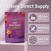 Acai Bessen Poeder Vaste Drank 40g 10 Sachets Natuurlijke Fruitmix Drank Supplement OEM