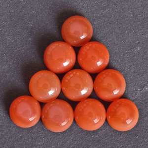 หินคาร์เนเลี่ยนทรงกลมหินคาร์เนเลี่ยนปรับเทียบอัญมณีสำหรับทำเครื่องประดับทุกขนาด - Product Image 6