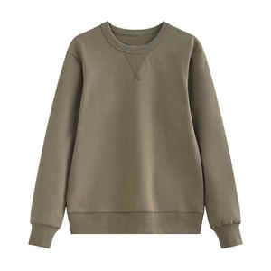 Sudadera Personalizada al por Mayor para Mujer, Nueva Sudadera Informal de Manga Larga con Cuello Ancho y Logotipo Personalizado - Product Image 3