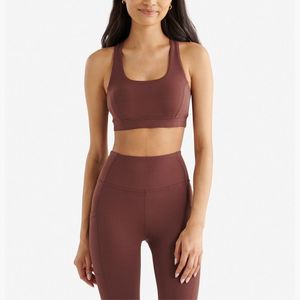 Conjunto Deportivo de Dos Piezas para Mujer, Ropa Deportiva Sostenible, Ajustada, para Entrenamiento, Yoga, sin Mangas, Venta al Por Mayor - Product Image 3