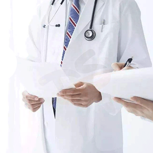 2023 nouveau design personnalisé respirant hôpital porter manteau de médecin blanc doux en gros blouses de laboratoire - Product Image 3