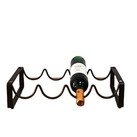 Porte-vin en métal festif fait à la main support accessoires de bar et support de stockage pour bar à la maison ou article cadeau qualité d'exportation en gros
