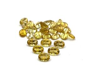 Igi ได้รับการรับรองจากโรงงานหินอัญมณีเบริลสีเหลืองธรรมชาติขนาด3*5-9*11มม. ทรงวงรีสำหรับการทำเครื่องประดับ - Product Image 1