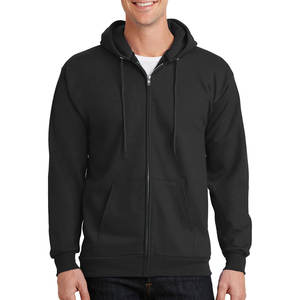 <b>Zipper</b> Heavy Weight <b>Mens</b> Essential Fleece Full Zip Hooded Sweatshirt <b>Hoodie</b> Safety Green Plained Sweats Hoody - Product Image 4