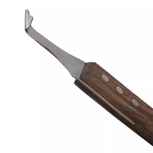 ด้ามจับไม้จอบมีดเครื่องมือใบมีดเหล็กใบมีดโค้งขนาดใหญ่ตัดด้วยมือขวา - Product Image 5