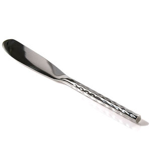 Cuchillo redondo de acero inoxidable para mantequilla, mango martillado - Product Image 2