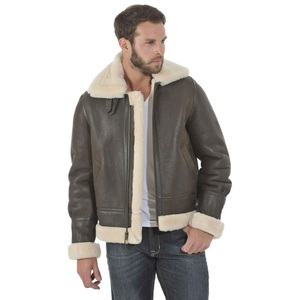 Chaqueta de cuero para hombre de invierno 2025, abrigos de cuero térmicos de piel gruesa informal para hombre, chaqueta de cuero personalizada de piel para hombre, Invierno otoño - Product Image 2