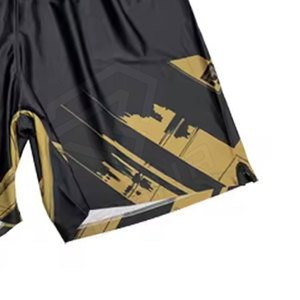 Pantalones cortos MMA ligeros de alta calidad con logotipo personalizado, ropa de artes marciales elástica de primera calidad, tarifas baratas de fábrica para boxeo - Product Image 4
