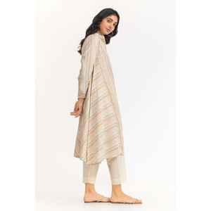 Camisa de Mujer Marrón Teñida con Hilo, Logotipo Bordado, Decoración de Lentejuelas, Holgada, Tallas XS-XL Disponibles, Seda, Satén, Lino, Popelina, Formal, Estampado de Leopardo - Product Image 1