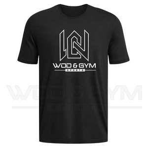 เสื้อยืดแห้งเร็วสำหรับผู้ชายเสื้อยืดผ้าฝ้ายโพลีเอสเตอร์สำหรับผู้ชายเสื้อแบบสตรีทแวร์ - Product Image 5