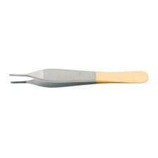 Alicates de tejido ADSON 12cm quirúrgicos con mango TC Instrumentos quirúrgicos dentales de acero inoxidable juego dental instrumentos quirúrgicos - Product Image 3