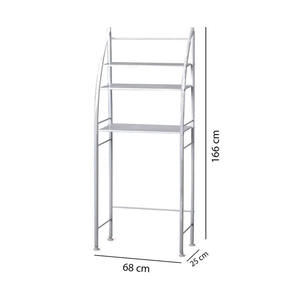 Estante de Almacenamiento para Baño Myrva, Estante Metálico de 4 Niveles, Organizador Ahorrador de Espacio para Baño y Cocina, Diseño Moderno - Product Image 4