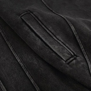 Alta calidad 100% algodón hombres ácido lavado Sudadera con capucha High Street Series lavado Vintage invierno hombres sudaderas con capucha - Product Image 4