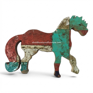 Handmade Wooden Animal Figure <b>Wall</b> <b>Decor</b> Art Pieces Recycled Boat <b>Wood</b> Animals Home Decoration Animal Handicraft - Product Image 1
