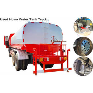 Camion-citerne diesel d'occasion Sinotruk Howo, options de roues motrices 4x2 et 6x4, en acier, pour le stockage d'eau et de produits chimiques - Product Image 5
