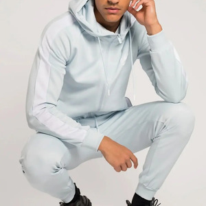 ชุดวอร์มกีฬาผู้ชายแบบมีโลโก้สั่งทำ ชุด 2 ชิ้น เสื้อฮู้ดผ้าฟลีซและกางเกงขาสั้น ชุดวอร์มแบบมีฮู้ด เสื้อพูลโอเวอร์ กางเกงขาสั้นจ็อกเกอร์ - Product Image 6