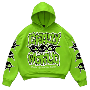 Sweat à capuche personnalisé de haute qualité en mélange de coton et de polaire - Automne Imperméable Respirant Tissu doux surdimensionné - Product Image 1