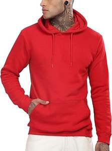 Sudaderas Casuales de Invierno para Hombre, Color Sólido, Poliéster/Algodón, Felpa, Corte Regular, con Diseño de Bolsillo, Secado Rápido, Transpirable, Ecológico - Product Image 5