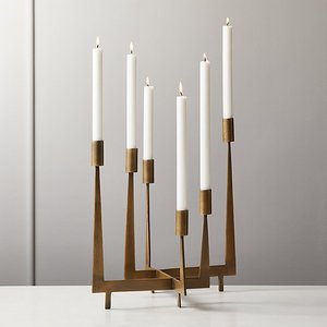 Creative <b>Silver</b> & Gold Combination Metal <b>Candlestick</b> Holder Luxury Christmas Home Wedding Decoration Shiny Finish Candle Stands - Product Image 4