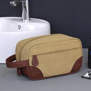 Sac de toilette rétro pour hommes, rasage, rangement de maquillage étanche, organisateur de voyage - Product Image 2
