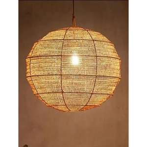 Pantalla de lámpara de latón y metal, ratán marroquí hecho a mano, iluminación decorativa, proveedor mayorista EE. UU. ETSY EBAY SHOPIFY STOCK dropship - Product Image 1