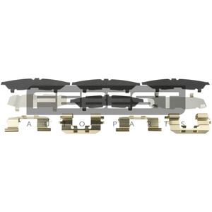 Set di clip per freni a disco FEBEST (0203-B10RSF) - Product Image 1