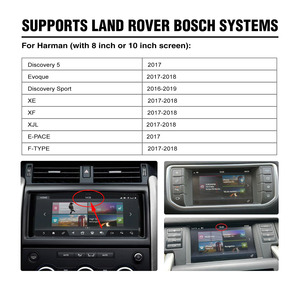 Ewaygps ตัวถอดรหัสอัตโนมัติแบบแอนดรอยด์ CarPlay ไร้สายสำหรับ Land Rover Sport Vogue Discovery 4 Jaguar XE XF ระบบ haman - Product Image 6