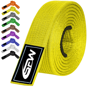 Ceinture de Jiu-Jitsu Brésilien Personnalisée pour Hommes, Femmes et Enfants, Légère, Karaté, Arts Martiaux, Kimono avec Rayures de Classement - Product Image 4