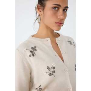 Cárdigan Bordado con Perlas - Product Image 1