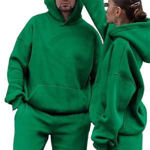 Vente flash 2025 – Sweat à capuche oversize en molleton français de haute qualité, unisexe, tricoté, anti-rétrécissement, écologique, séchage rapide, uni - Product Image 1