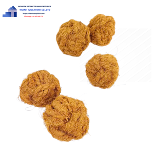 Artículo caliente-Coco Ball Dog Chew-Cuerda para masticar de cáscara de coco hecha en Vietnam - Product Image 2