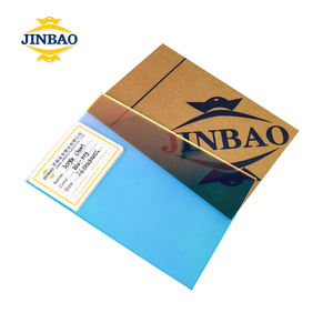 JINBAO grands autocollants muraux <span class=keywords><strong>miroir</strong></span> acrylique art 8x4 <span class=keywords><strong>pieds</strong></span> arc-en-ciel ondulé impression uv feuille acrylique grain de bois - Product Image 2
