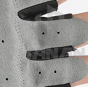 Guantes de ciclismo profesionales Cuero transpirable a prueba de golpes Cómodo agarre antideslizante Temporada de invierno OEM Precio al por mayor - Product Image 6