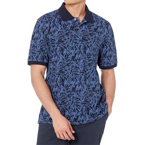 เสื้อโปโลสำหรับผู้ชาย, เสื้อโปโลผ้าฝ้าย100% แขนสามส่วนพิมพ์ลายเสื้อโปโลสีพื้นน้ำหนักเบา - Product Image 2