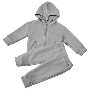 Vente en gros de survêtements décontractés d'hiver pour enfants, survêtement personnalisé pour enfants, vêtements pour enfants, ensemble 2 pièces, bébé fille garçon unisexe - Product Image 4