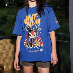 Vente en gros T-shirt 100% coton pour femmes sur mesure Épaule tombante surdimensionnée Poids lourd 240 GSM Options multicolores - Product Image 2