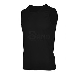Camisetas sin mangas para hombre, venta al por mayor, chaleco transpirable de secado rápido muscular, camiseta sin mangas de Color sólido, camiseta sin mangas para hombre - Product Image 1