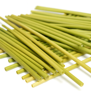 Pailles en herbe biodégradables à 100 %, écologiques, jetables, personnalisées, emballées individuellement, pailles à boire organiques en provenance du Vietnam - Product Image 5